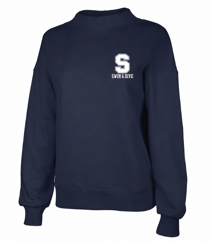 Staples Girls Swim & Dive Mockneck Sweatshirt Logowear Staples Girls Swim & Dive Ladies XS