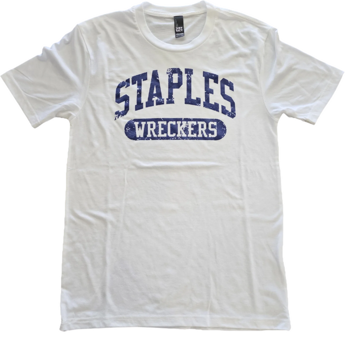 Staples Wreckers T Shirt Apparel ASF Sports & Outdoors White Youth Small