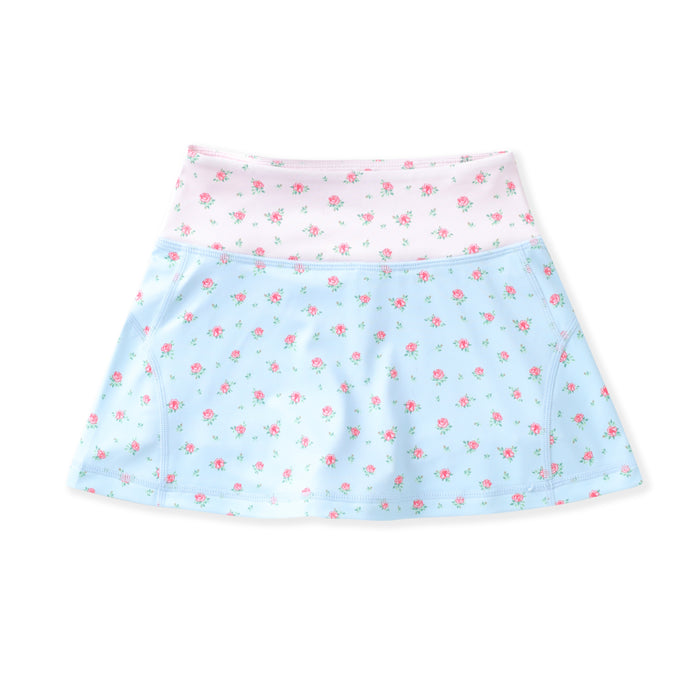 Swoon Baby Fancy Two-Toned Floral Tennis Skort