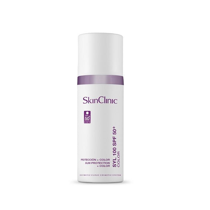 SYL 100 SPF 50+ HYALURONIC & COLLAGEN COLOR - Crema Cu Protectie Solara SPF 50 Anti - aging Cu Pigment - skinseen.ro