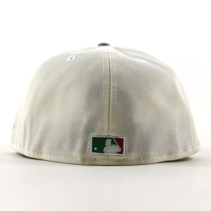 Texas Rangers All Star Game 1939 New Era 59Fifty Fitted Hat (Chrome White Scarlet Red Gray Under Brim)