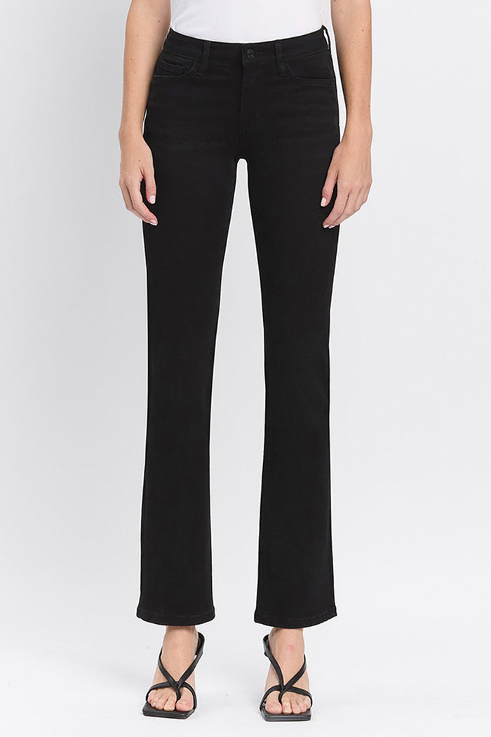 The Paulina Bootcut Jean-Washed Black