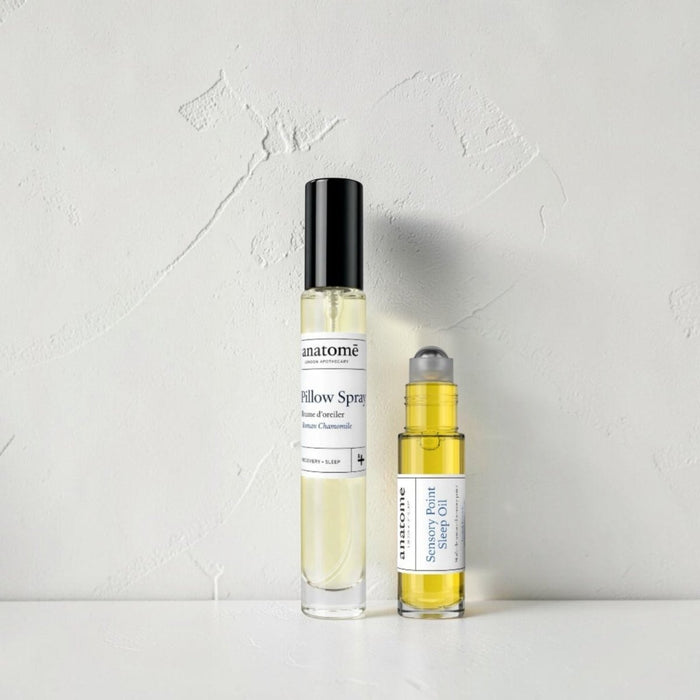 The Relaxing Sleep Set | Sleep mask & Chamomile Sleep oils. - anatomē