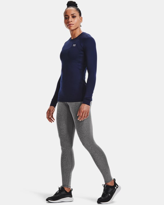 Under Armour Women's ColdGear Crew Apparel Under Armour Midnight Navy/White-410 XSmall