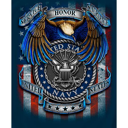 US Navy Honor Service Sacrifice Tshirt