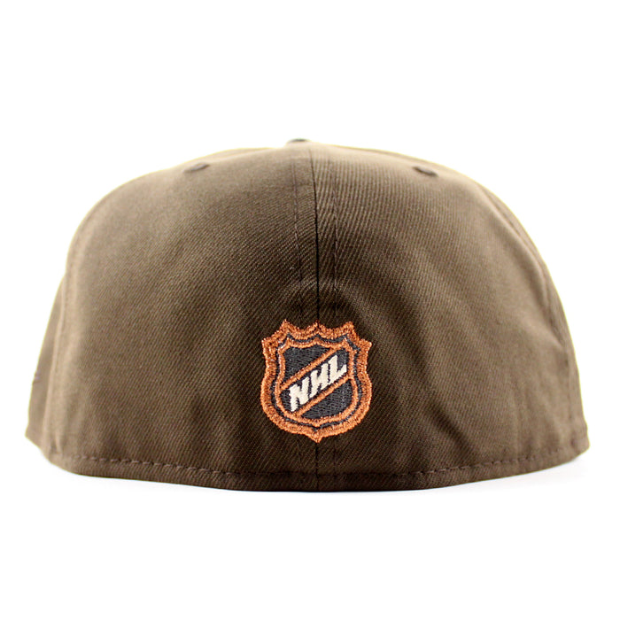 Utah Mammoth Utah Patch New Era 59Fifty Fitted Hat (Walnut Gray Under Brim)