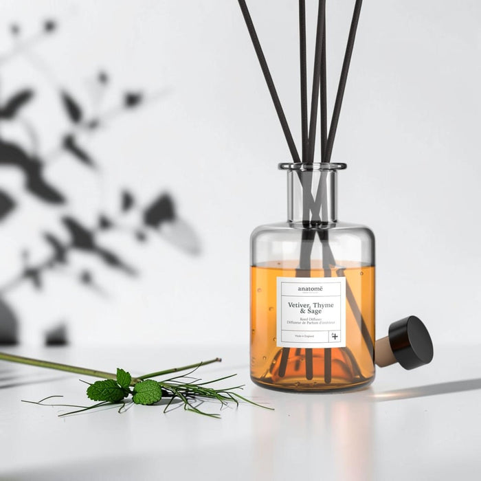 Vetiver, Thyme & Sage Essential Oil Room Diffuser - anatomē