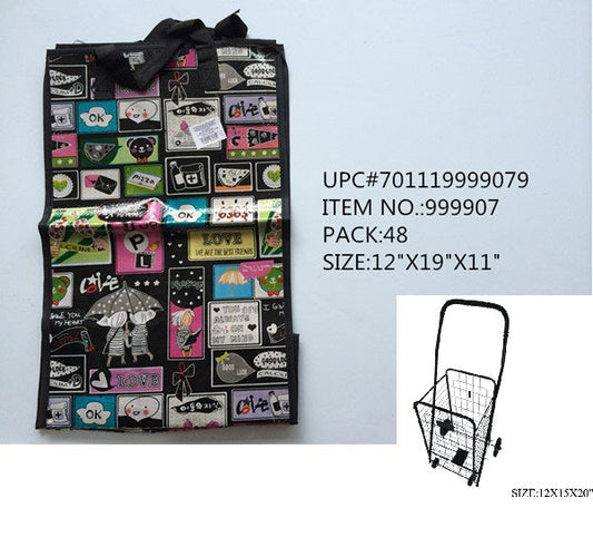 11X12X19"OPEN BAG FIT SMALL  SHOPPING CAR