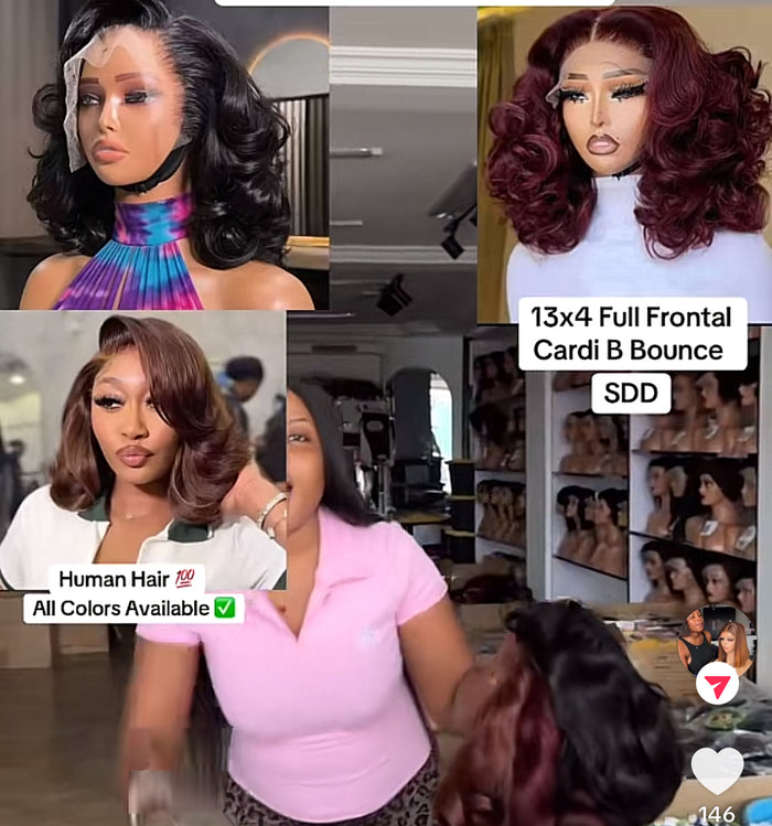 13x4 Full Frontal Cardi B Bounce SDD