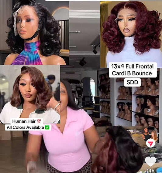 13x4 Full Frontal Cardi B Bounce SDD