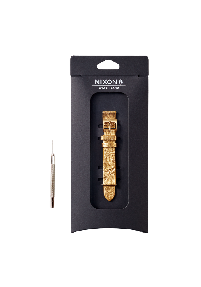 16mm Pineapple Leather Band - Black