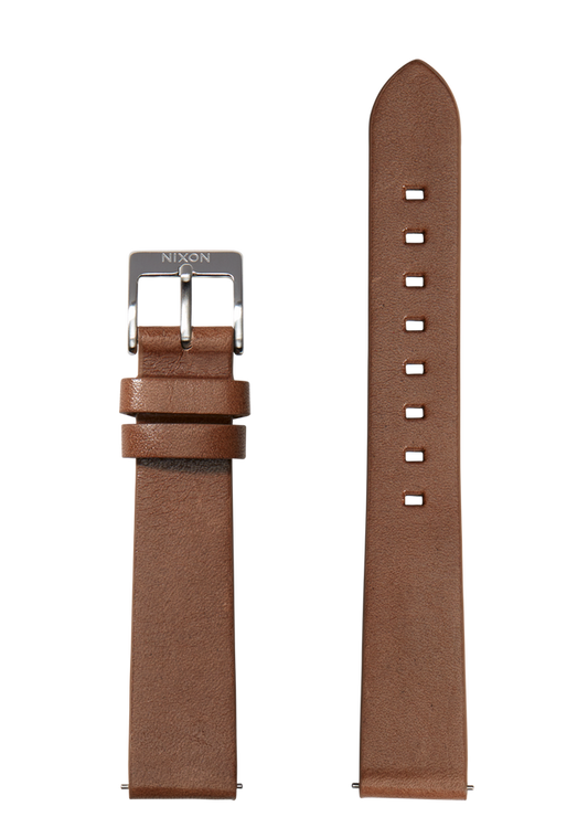 16mm Veg Tanned Leather Band - Olive