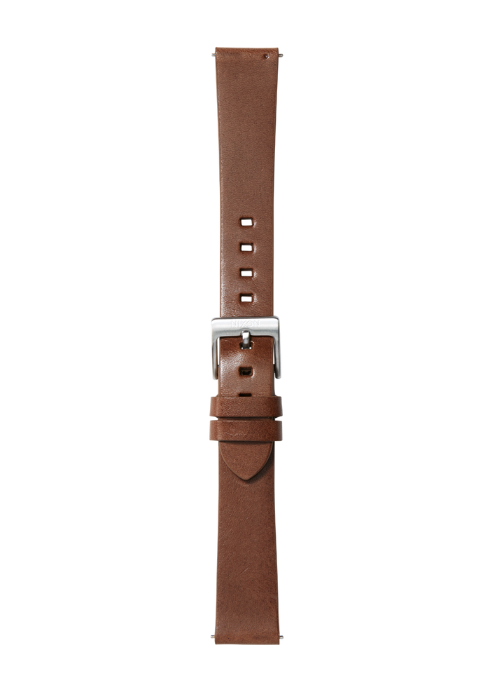 16mm Veg Tanned Leather Band - Olive