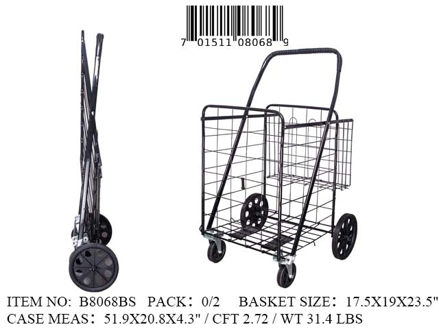 17.5X19X23.5"FOLDABLE  CART+MOVE WHEELS 1PC SHRINK