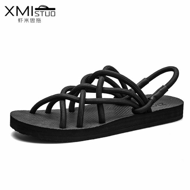 2018 New Summer Sandals Male Anti-slip Beach Shoes Male Roman Casual Sandals