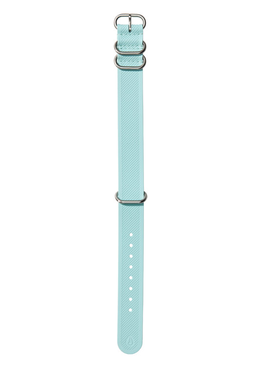 20mm FKM Rubber One Piece Band - Ocean Blue