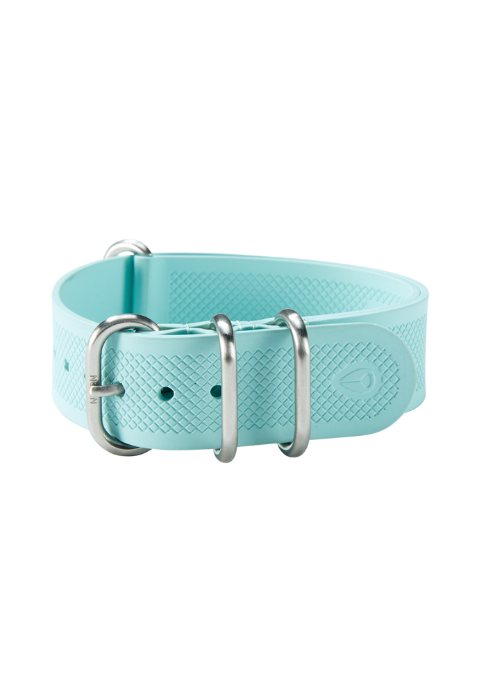 20mm FKM Rubber One Piece Band - Ocean Blue