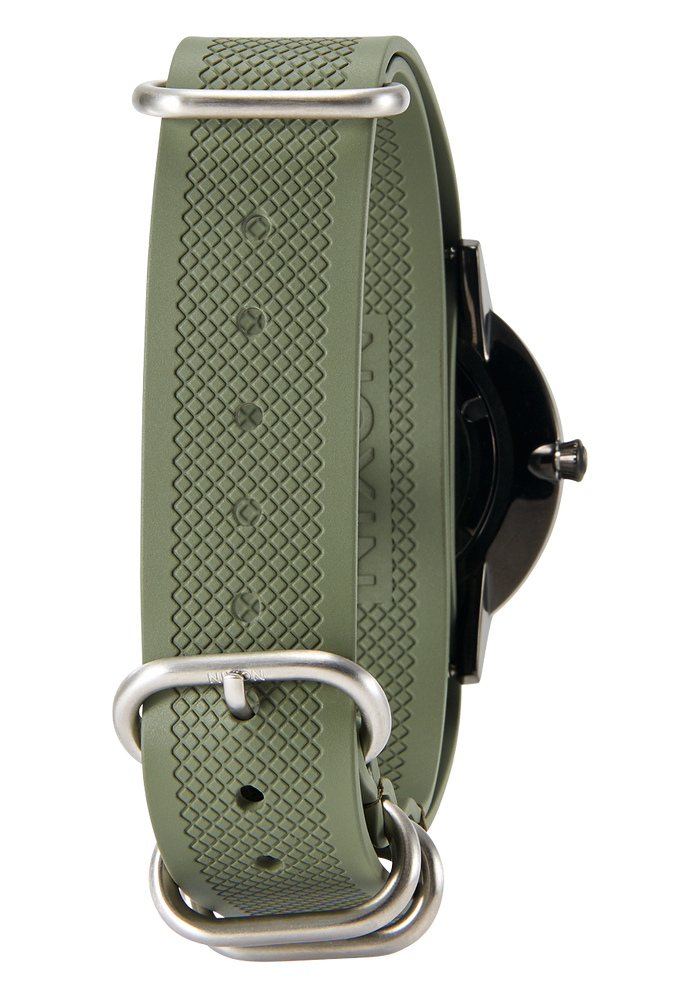 20mm FKM Rubber One Piece Band - Olive