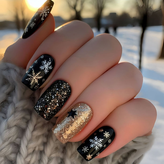 24pcs/Set Press On Nails Y1271