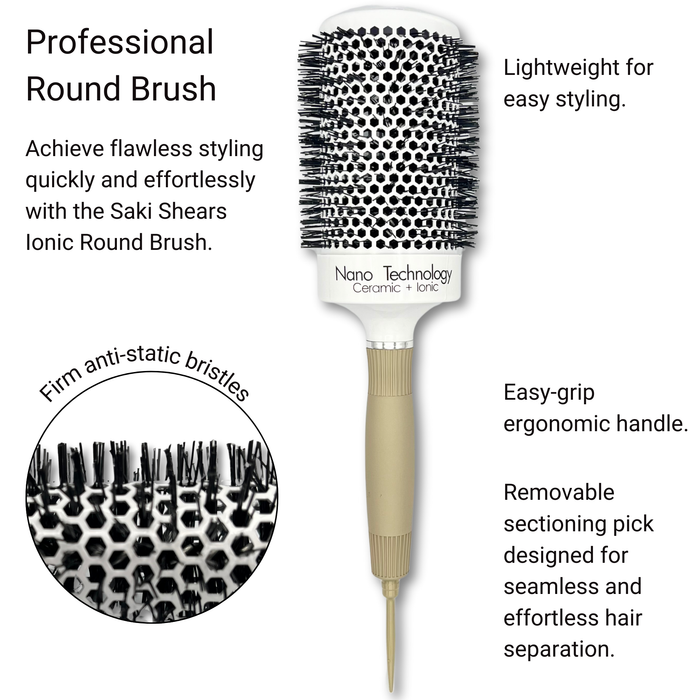 2.5 Inch Ceramic Round Hair Brush