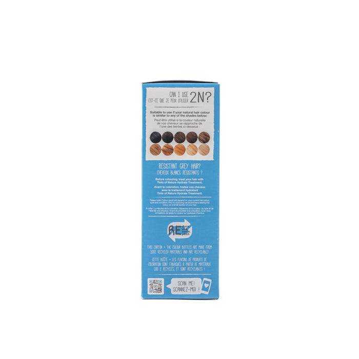 2N Natural Darkest Brown Permanent Hair Dye