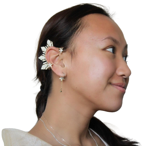 3-Star & Sun Inspired Earcuff