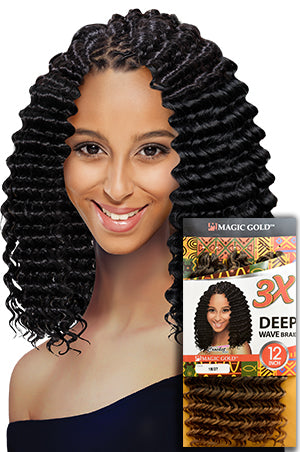 3X Deep Wave Crochet Hair Braid