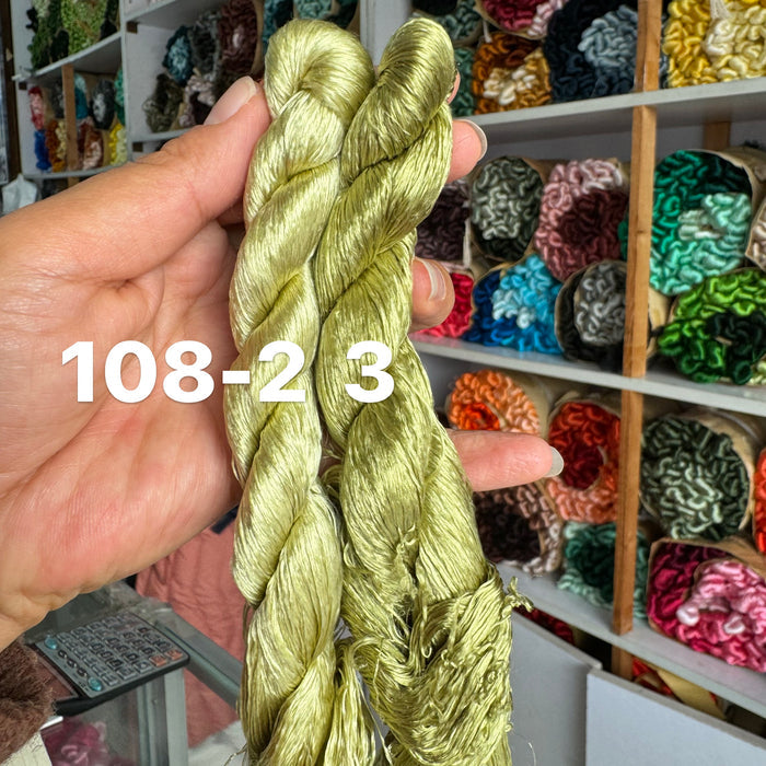 400m Suzhou Embroidery Monofilament Untwisted Mulberry Silk Thread(set108) - Ronghua Threads