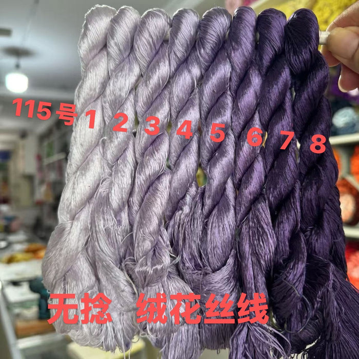 400m Suzhou Embroidery Monofilament Untwisted Mulberry Silk Thread(set115) - Ronghua Threads