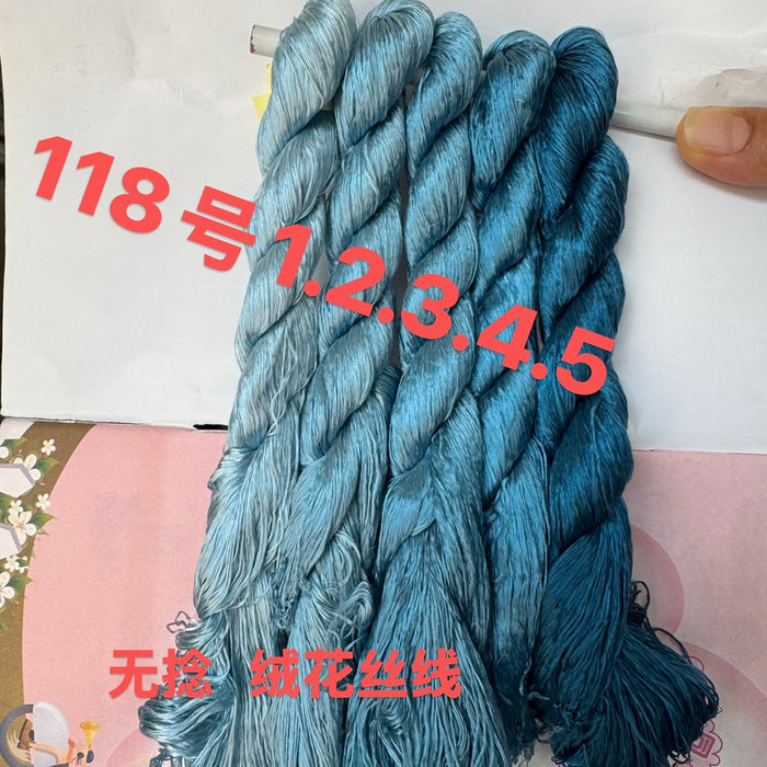 400m Suzhou Embroidery Monofilament Untwisted Mulberry Silk Thread(set118) - Ronghua Threads