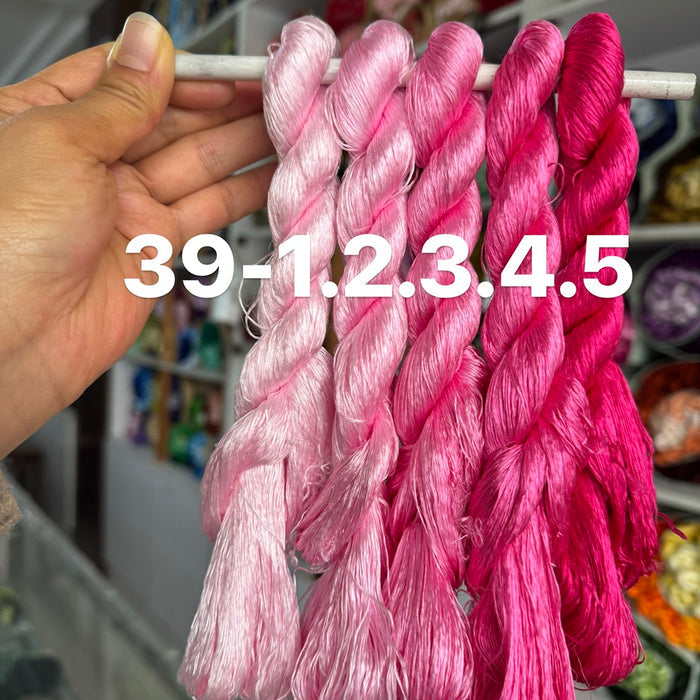400m Suzhou Embroidery Monofilament Untwisted Mulberry Silk Thread(set39) - Ronghua Threads