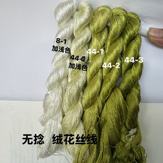 400m Suzhou Embroidery Monofilament Untwisted Mulberry Silk Thread(set44) - Ronghua Threads