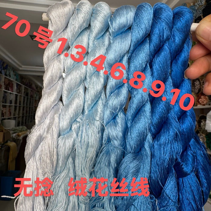 400m Suzhou Embroidery Monofilament Untwisted Mulberry Silk Thread(set70) - Ronghua Threads
