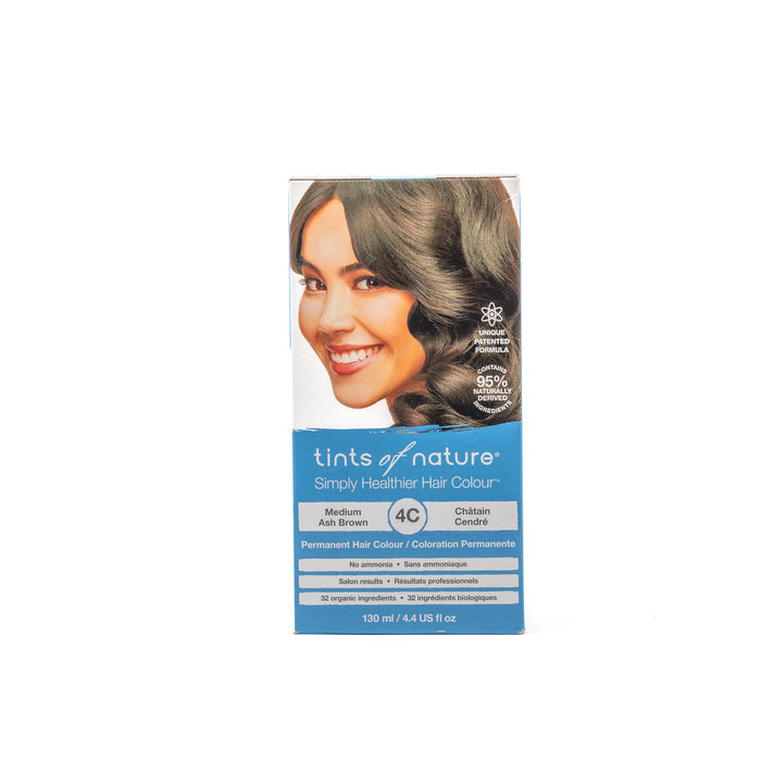 4C Medium Ash Brown Permanent Hair Dye