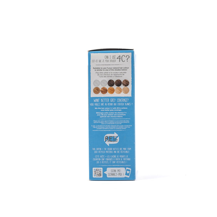 4C Medium Ash Brown Permanent Hair Dye