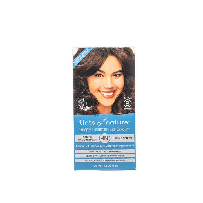 4N Natural Medium Brown Permanent Hair Dye