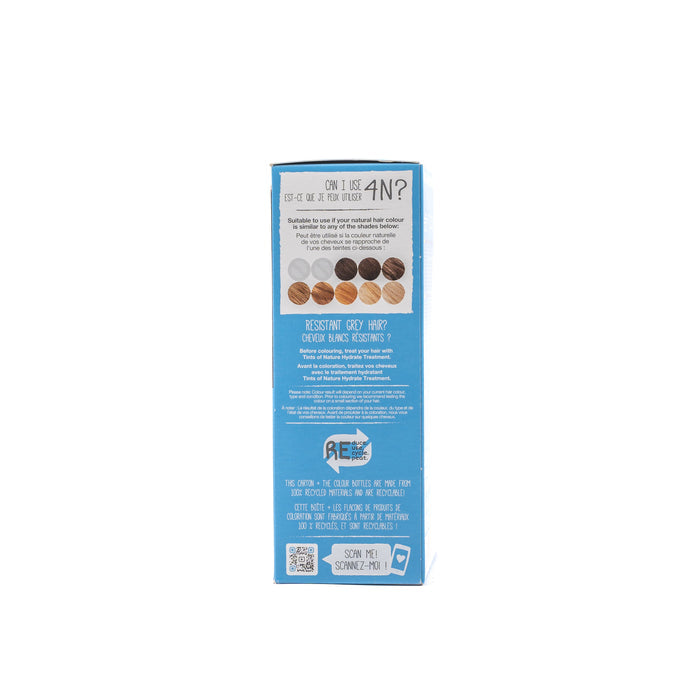 4N Natural Medium Brown Permanent Hair Dye