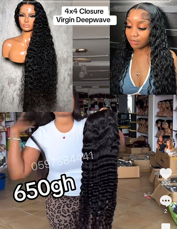 4x4 Closure Virgin Deepwave
