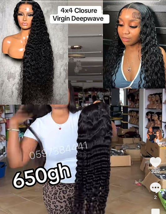 4x4 Closure Virgin Deepwave