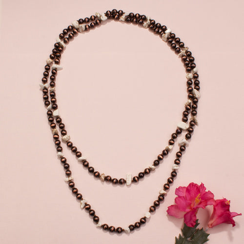 72672 - Squash Blossom Necklace - Ivory Copper