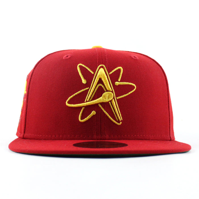 ALBUQUERQUE ISOTOPES 2007 All Star Game New Era 59Fifty Fitted Hat (Scarlet Red Green Under Brim)