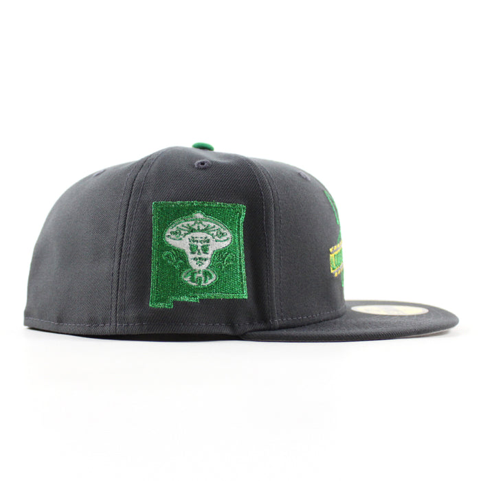 ALBUQUERQUE ISOTOPES New Mexico State New Era 59Fifty Fitted Hat (Graphite Gray Under Brim)