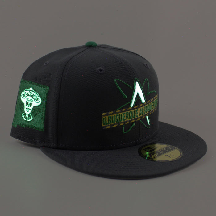 ALBUQUERQUE ISOTOPES New Mexico State New Era 59Fifty Fitted Hat (Graphite Gray Under Brim)