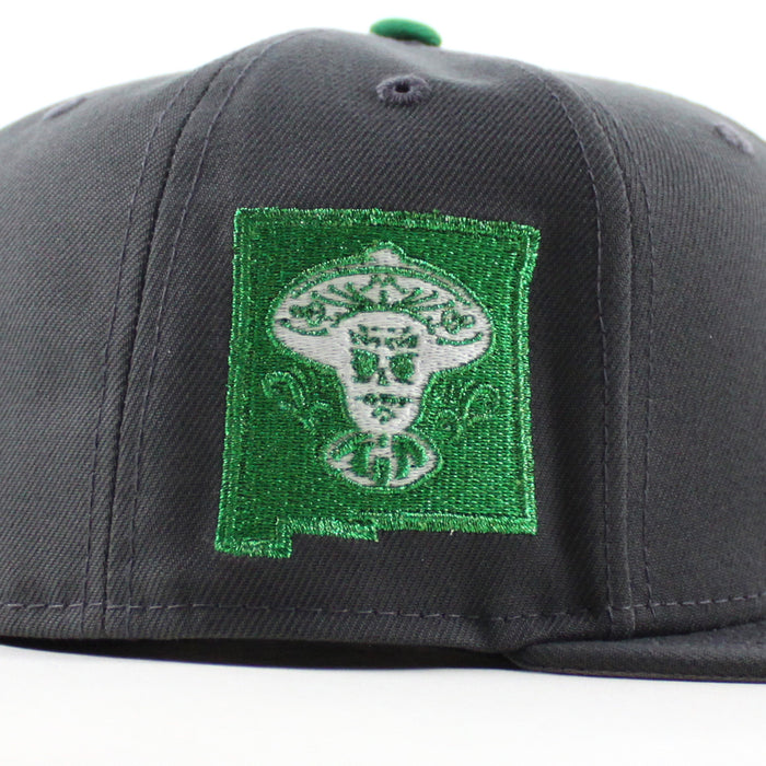 ALBUQUERQUE ISOTOPES New Mexico State New Era 59Fifty Fitted Hat (Graphite Gray Under Brim)