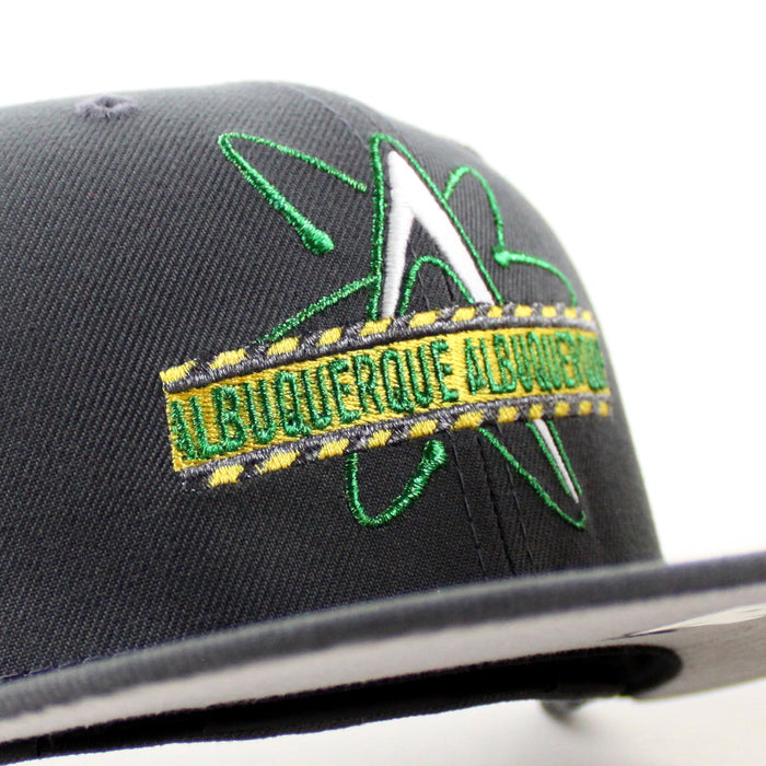 ALBUQUERQUE ISOTOPES New Mexico State New Era 59Fifty Fitted Hat (Graphite Gray Under Brim)