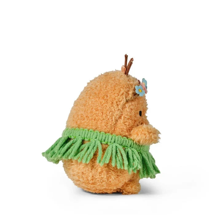 Aloha Ricespud Mini Sitting Plush Toy - Side Cut