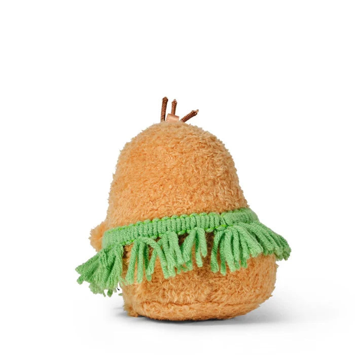 Aloha Ricespud Mini Sitting Plush Toy - Back Cut