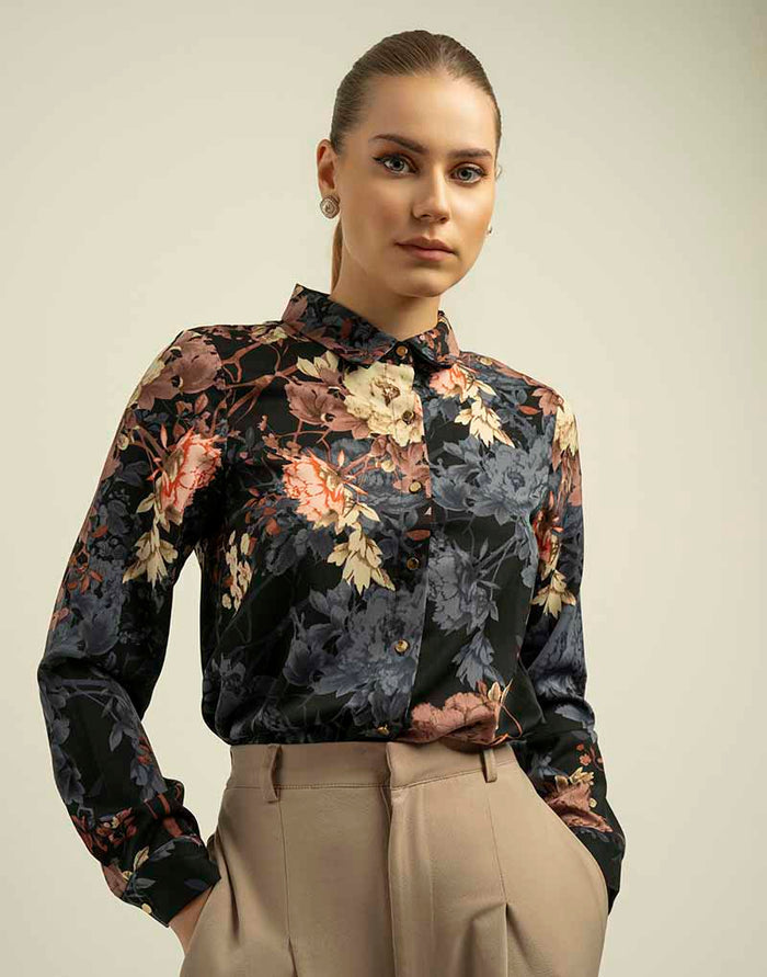 AMANI FLORAL PRINTED TOP