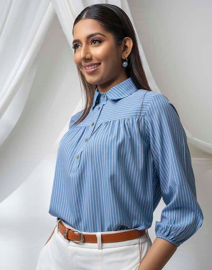 AMANI STRIPED TOP