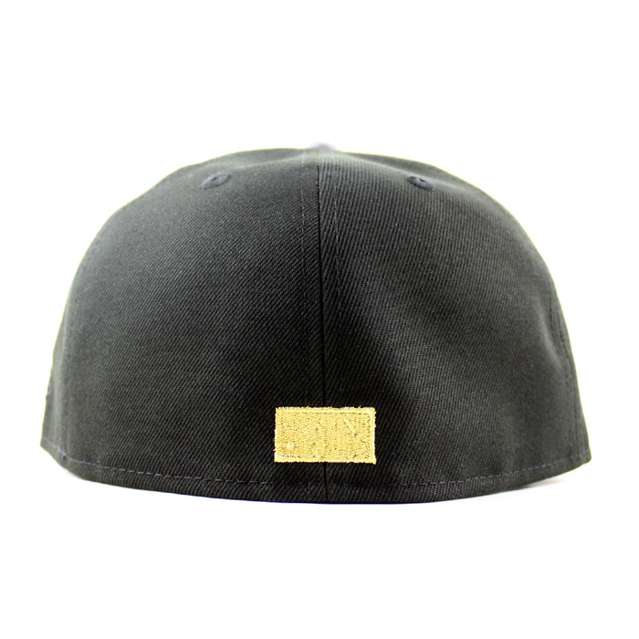 Anaheim Angels 1961 Angels Baseball New Era 59Fifty Fitted Hat (Black Walnut Brown Gray Under Brim)
